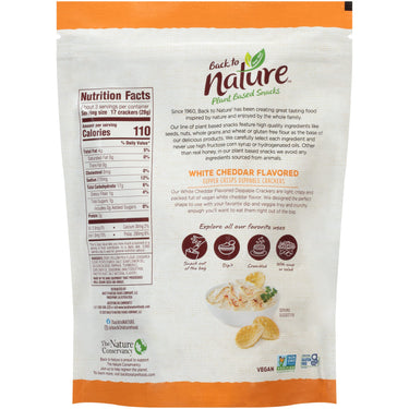 Back To Nature Non-Gmo Dipper Crisps, White Cheddar, 3.2 Ounce